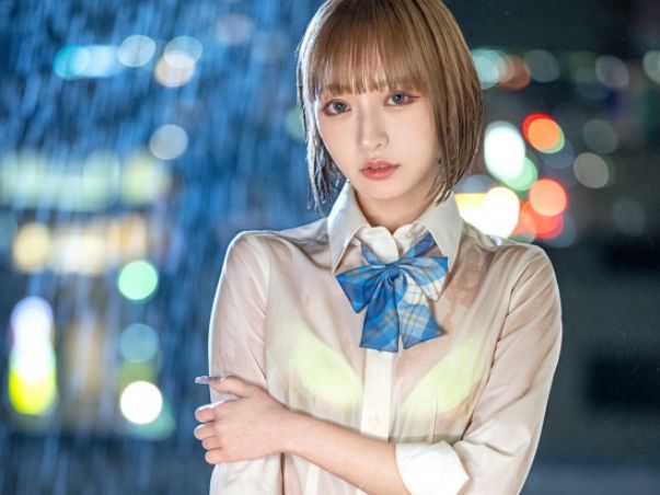 【流川夕×ずぶ濡れ】「もっと濡らしてっ!♡」クラスのギャルがずぶ濡れになりながら理性ぶっ飛びセックス!w